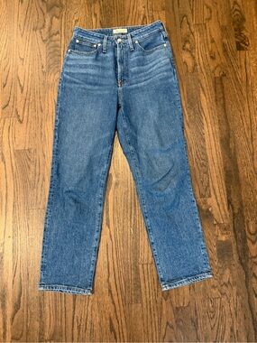 Madewell Women's Straight-Leg Jeans in Medium Blue Wash